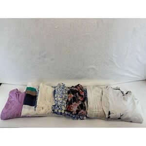 Women's Lot of 7 Tops Fair Lady Brand Size 18 (1x) Tunics, Knit